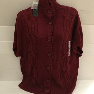 NWT Lauren Hansen Burgandy Size X- Large